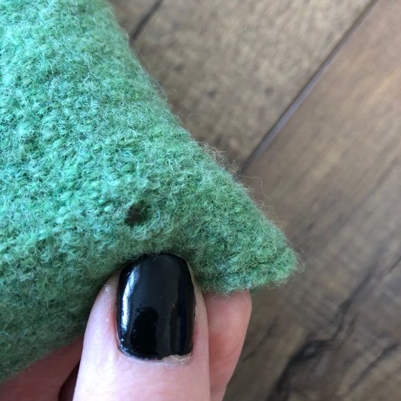 Dusty light green boiled wool Lands End jacket - Picture 7 of 7